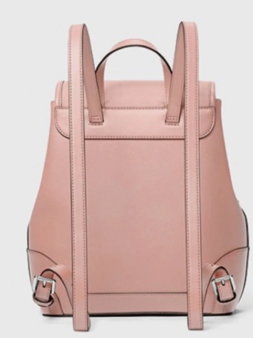 Michael Kors Blush Pink Harrison Medium Saffiano Leather Backpack
